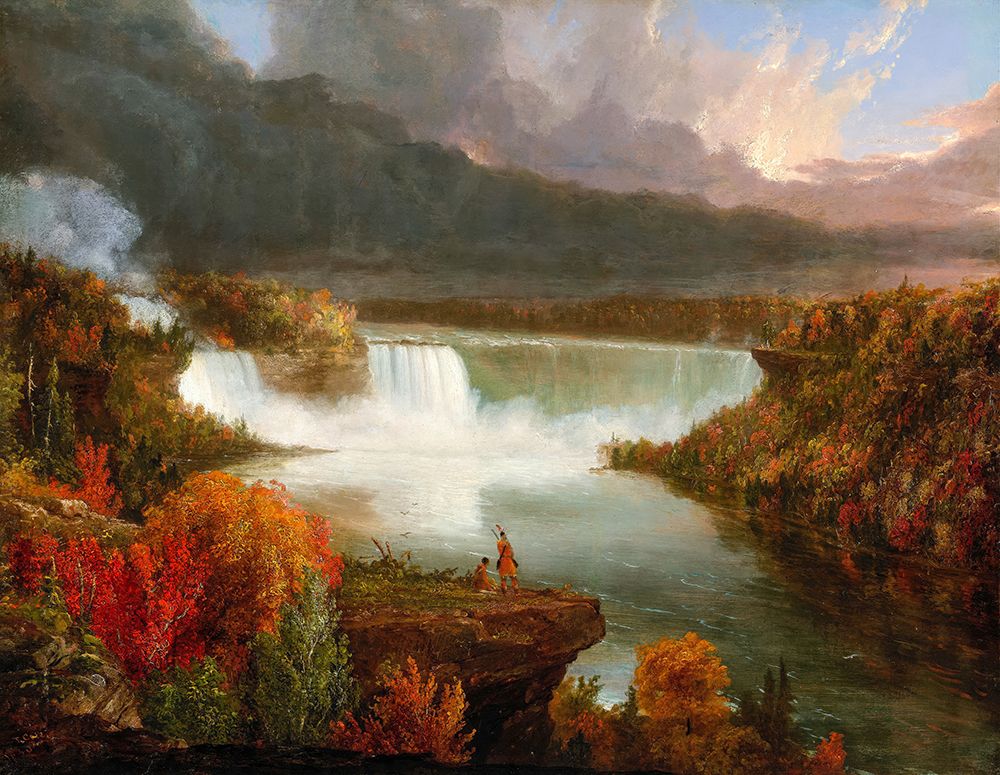 Distant View of Niagara Falls 1830 art print by Thomas Cole for $57.95 CAD