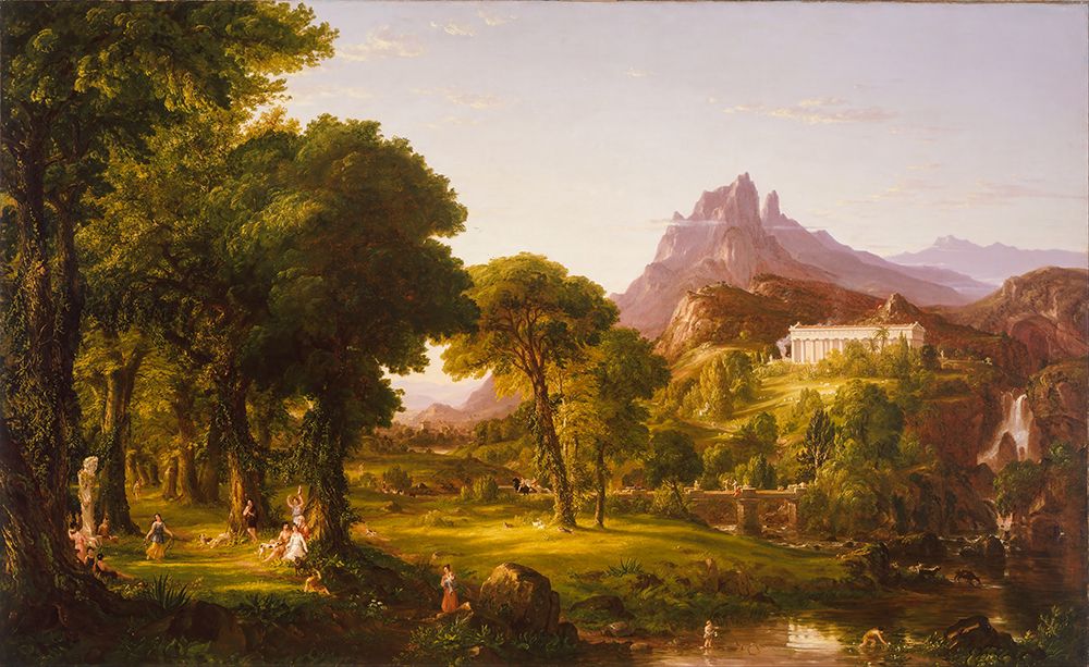 Dream of Arcadia art print by Thomas Cole for $57.95 CAD