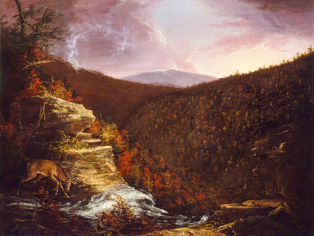 From the Top of Kaaterskill Falls 1826 art print by Thomas Cole for $57.95 CAD