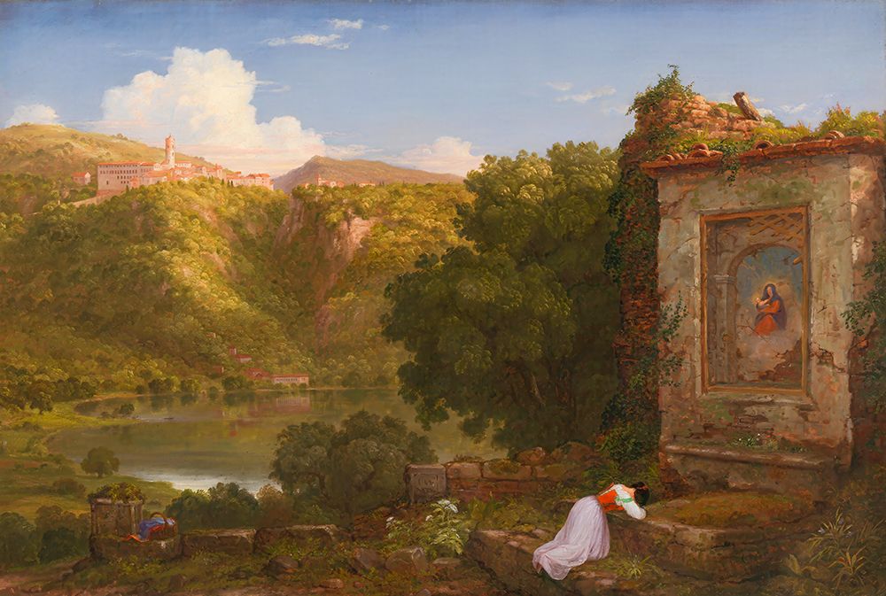 Il Penseroso 1845 art print by Thomas Cole for $57.95 CAD