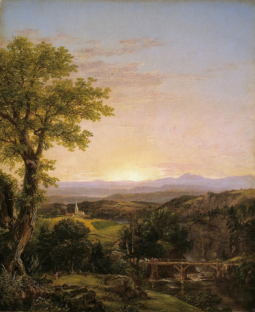 New England Scenery 1839 art print by Thomas Cole for $57.95 CAD