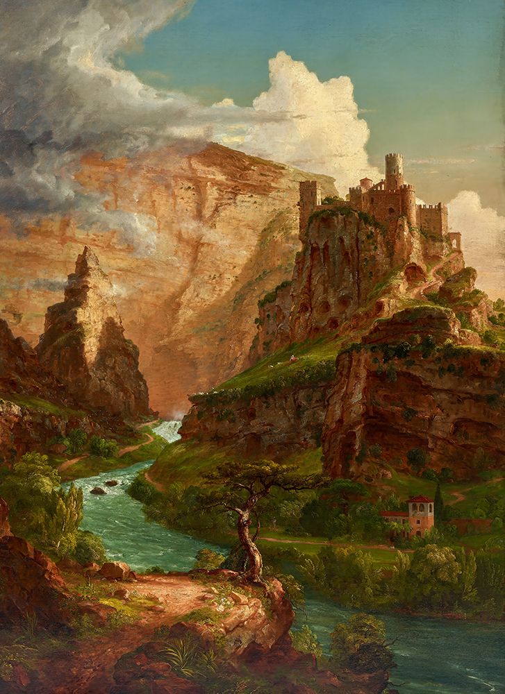 The Fountain of Vaucluse 1841 art print by Thomas Cole for $57.95 CAD