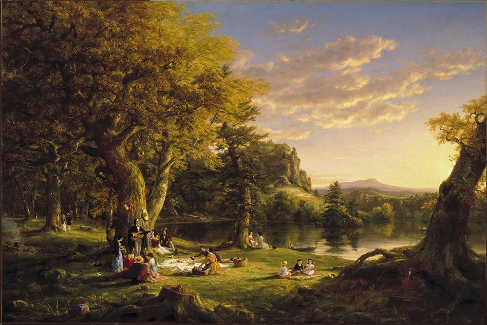 The Pic-Nic art print by Thomas Cole for $57.95 CAD