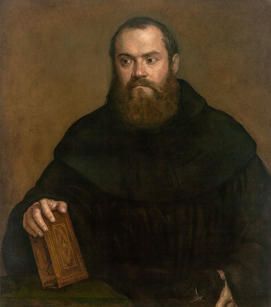 A Monk with a Book art print by Titian for $57.95 CAD