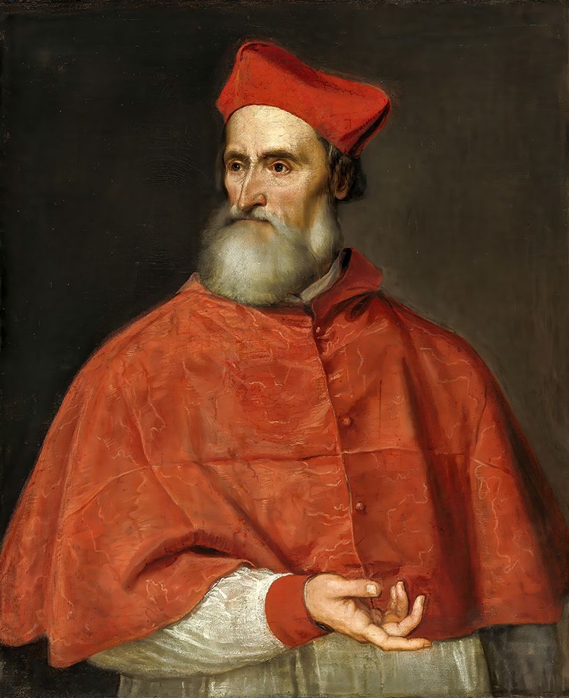 Cardinal Pietro Bembo 1539 art print by Titian for $57.95 CAD