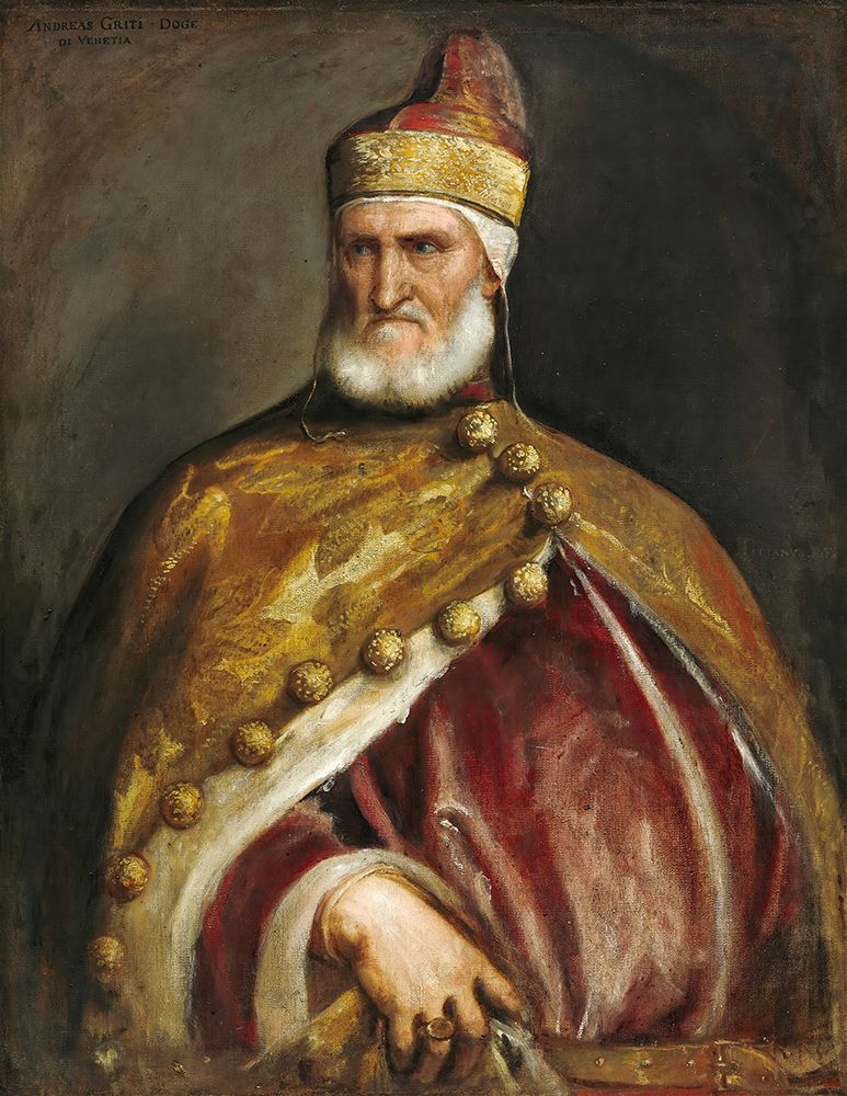 Doge Andrea Gritti ca 1546 art print by Titian for $57.95 CAD