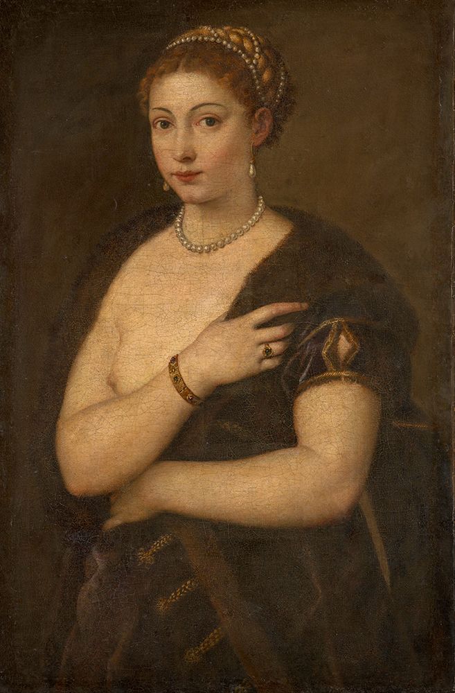Girl in a Fur 16th Century art print by Titian for $57.95 CAD