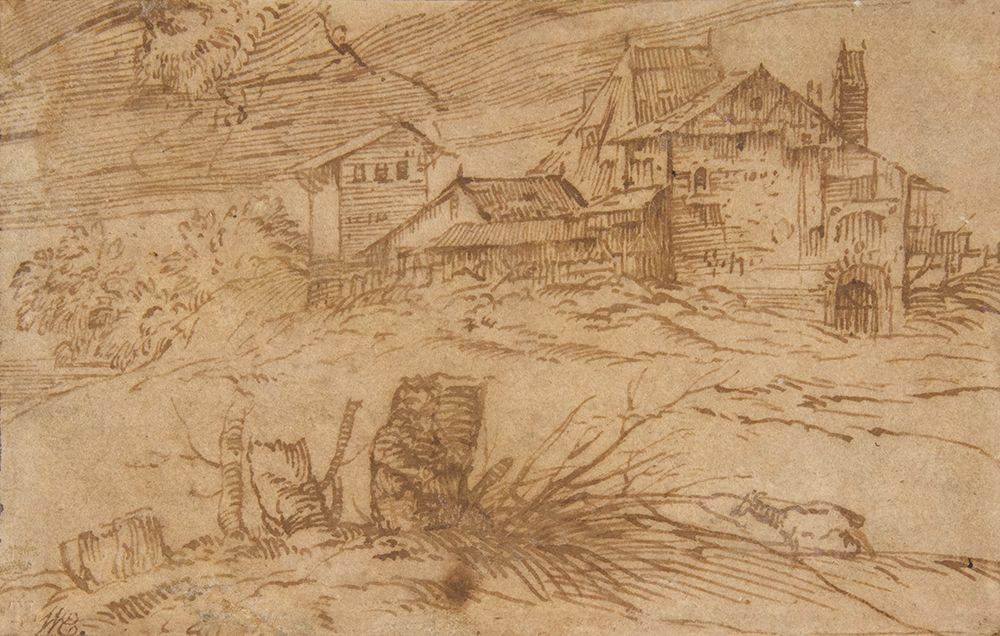 Landscape with a Goat ca 1500 art print by Titian for $57.95 CAD