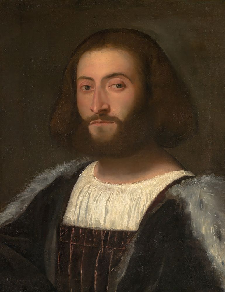 Portrait of a Man ca 1508 art print by Titian for $57.95 CAD