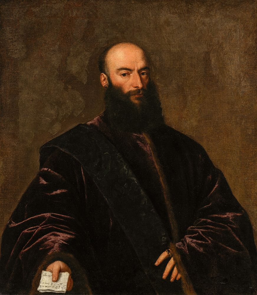 Portrait of Giacomo di Andrea Dolfin ca 1531 art print by Titian for $57.95 CAD