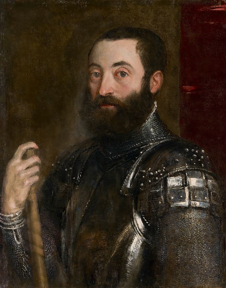 Portrait of Guidobaldo II della Rovere, Duke of Urbino 1545 art print by Titian for $57.95 CAD