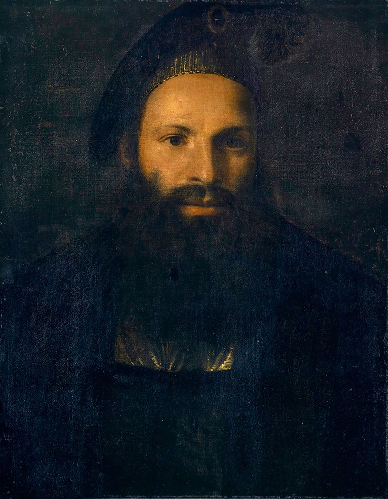 Portrait of Pietro Aretino 1527 art print by Titian for $57.95 CAD