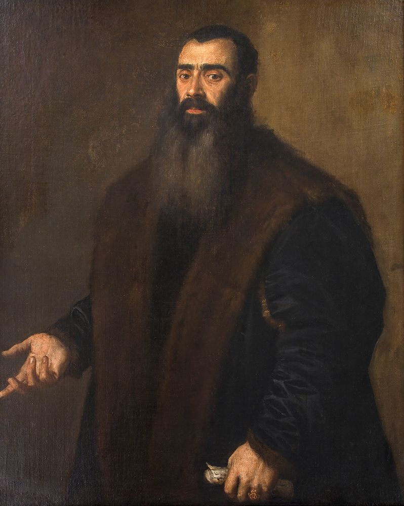 Portrait of the Nuremburg Merchant and Collector Willibald Imhoff the Elder 16th Century art print by Titian for $57.95 CAD