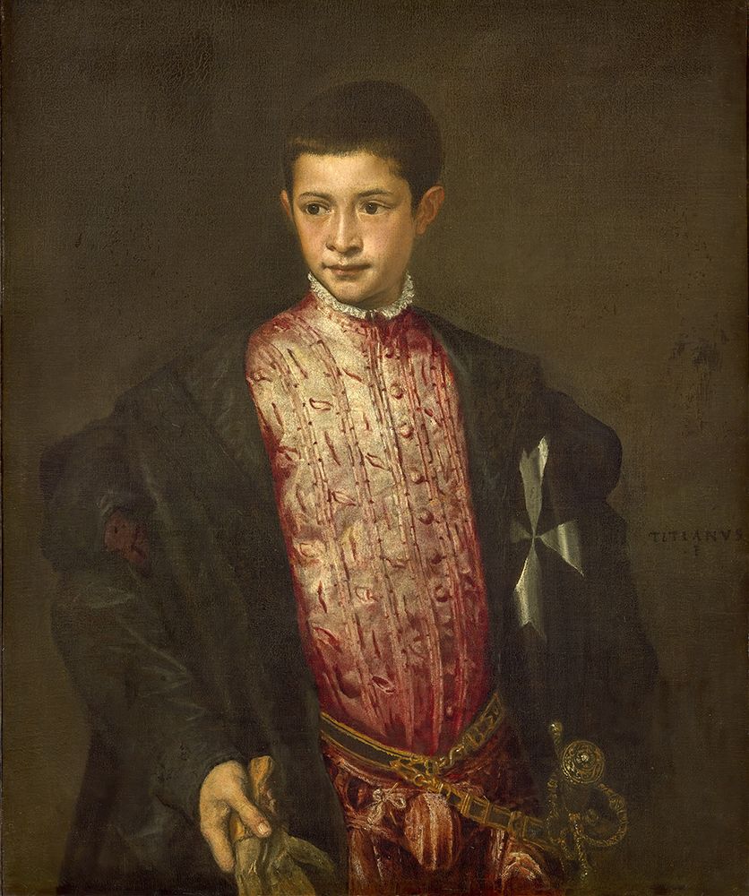 Ranuccio Farnese 1541 art print by Titian for $57.95 CAD