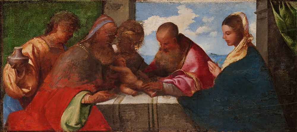 The Circumcision of Christ ca 1506 art print by Titian for $57.95 CAD