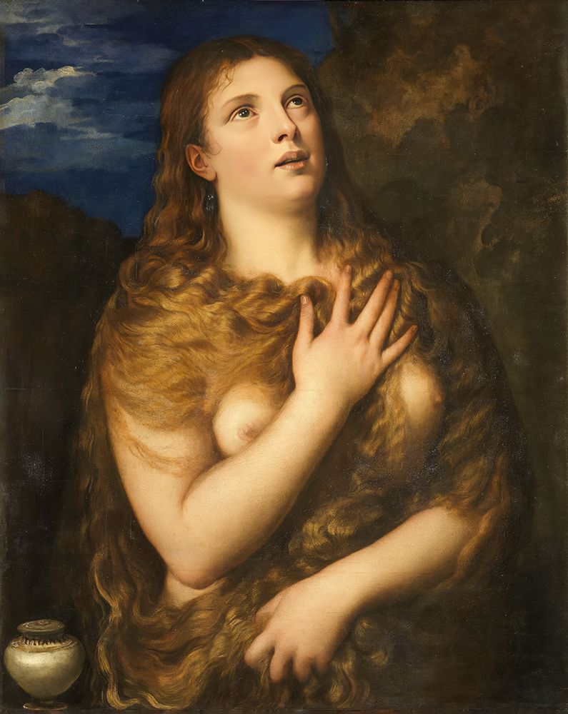 The Penitent Magdalene ca 1531 art print by Titian for $57.95 CAD
