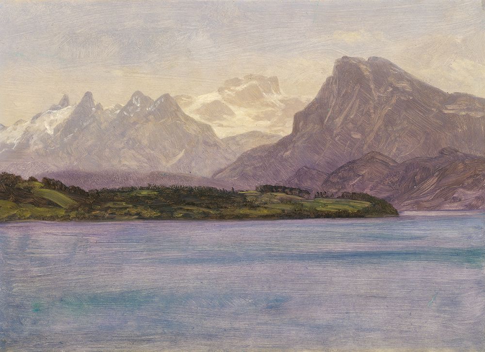 Alaskan Coast Range ca 1889 art print by Albert Bierstadt for $57.95 CAD