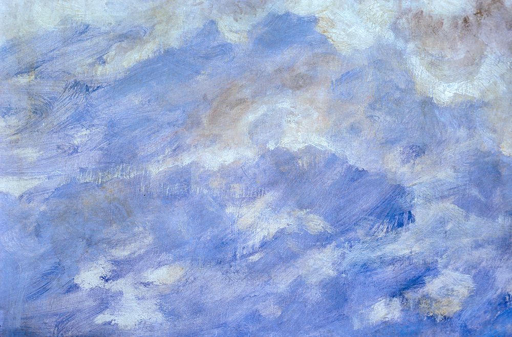 Cloud Study With Blue Sky 19th century art print by Albert Bierstadt for $57.95 CAD