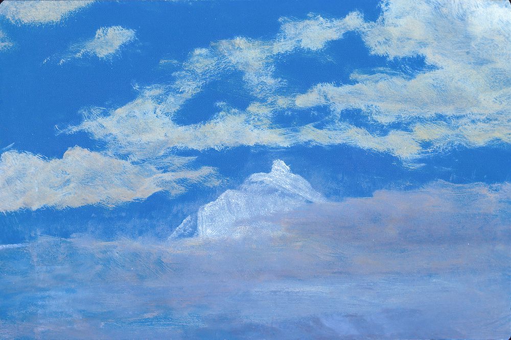 Cloud Study With Mountain Peak 19th century art print by Albert Bierstadt for $57.95 CAD