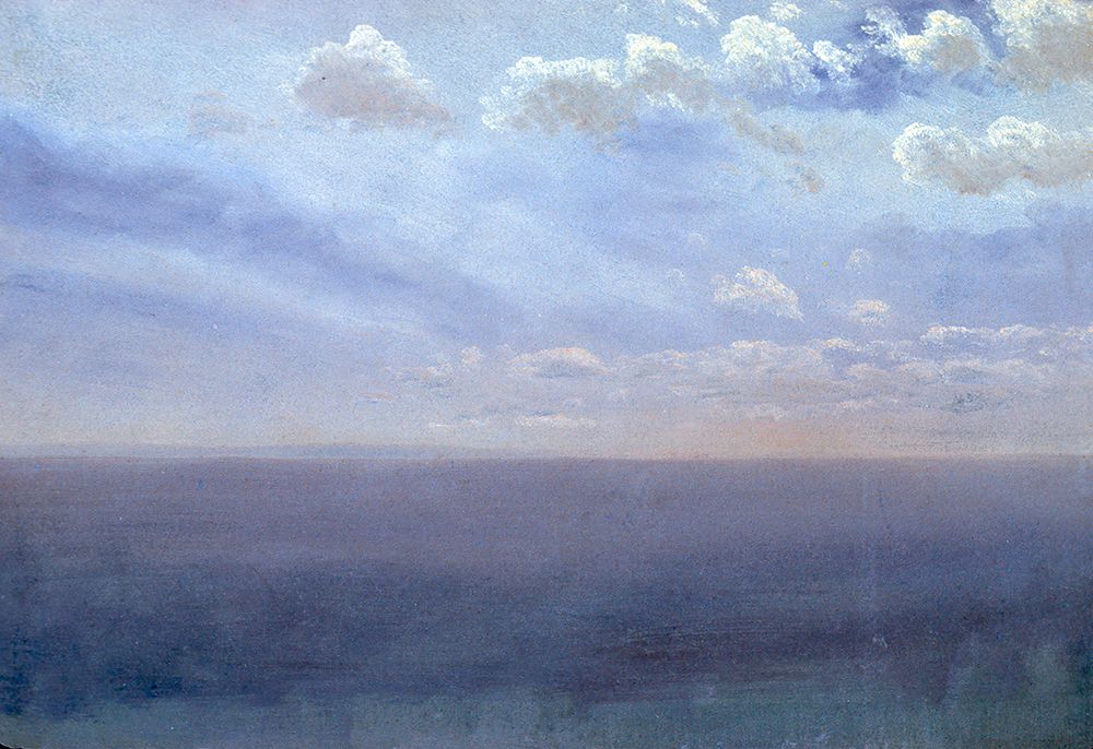 Cloud Study with Sea and Sky 19th century art print by Albert Bierstadt for $57.95 CAD