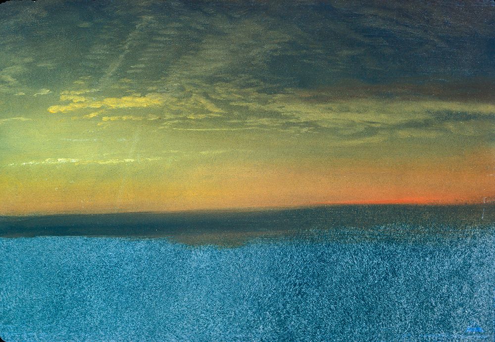 Cloud Study with Sunset 19th century art print by Albert Bierstadt for $57.95 CAD