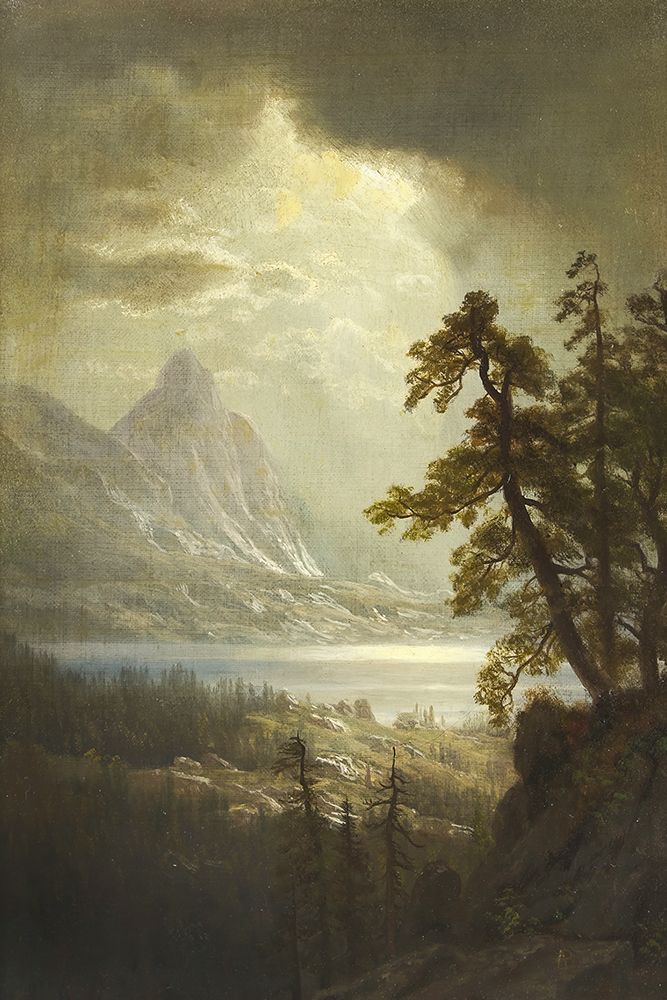 Estes Park Morning, Colorado ca 1859 art print by Albert Bierstadt for $57.95 CAD
