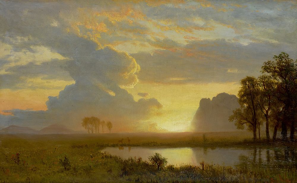 Estes Park, Colorado 1867 art print by Albert Bierstadt for $57.95 CAD