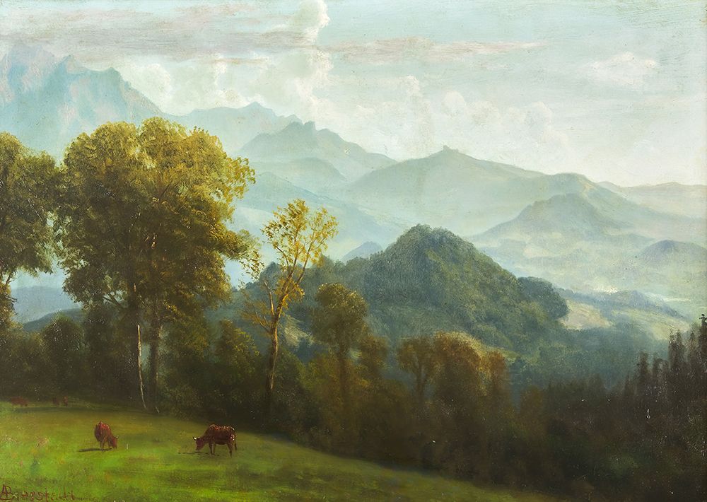 Lucerne, Switzerland art print by Albert Bierstadt for $57.95 CAD