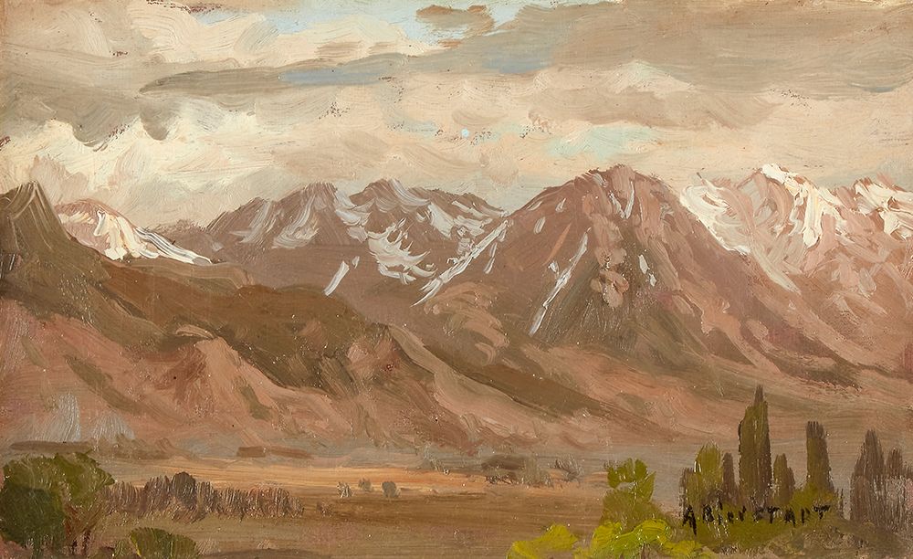 Montana Landscape art print by Albert Bierstadt for $57.95 CAD