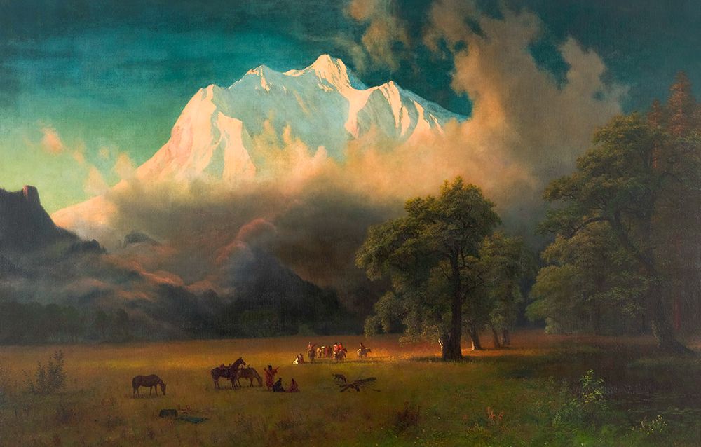 Mount Adams, Washington 1875 art print by Albert Bierstadt for $57.95 CAD