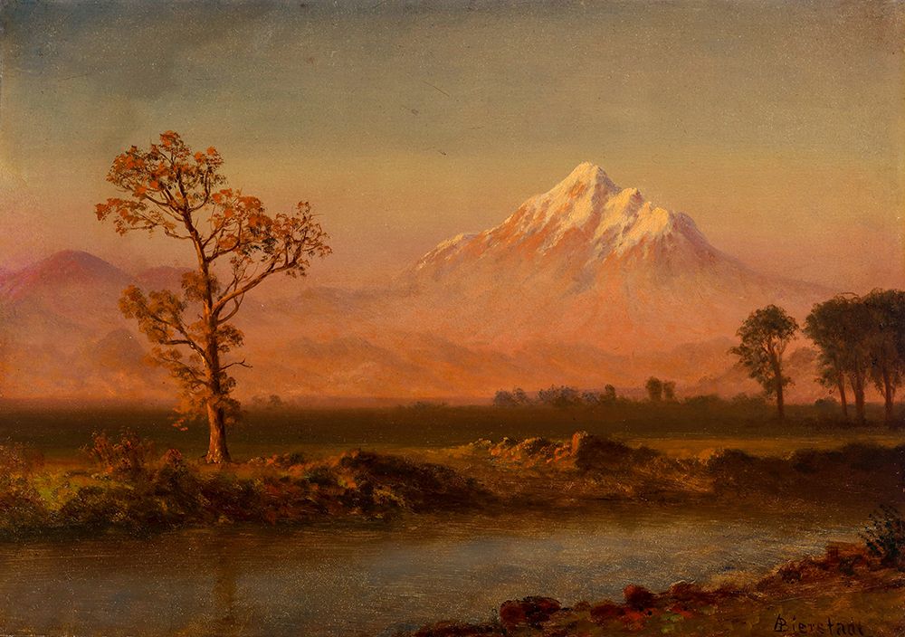Mount Hood ca 1880 art print by Albert Bierstadt for $57.95 CAD