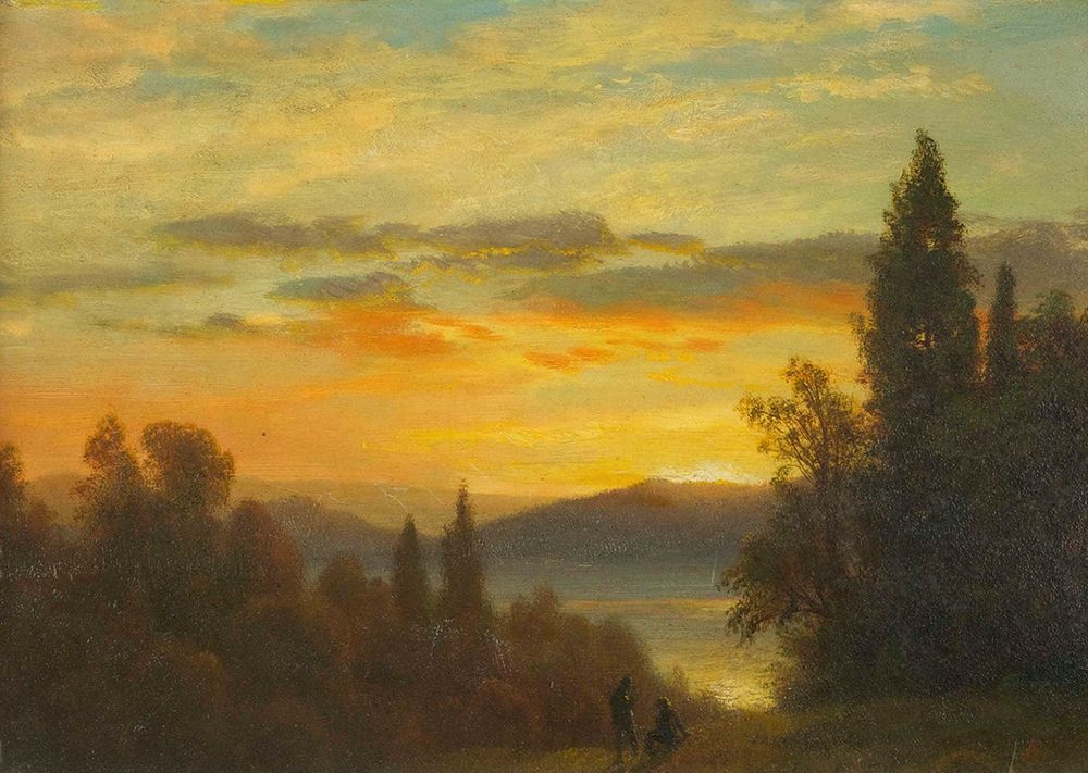 On the Hudson River Near Irvington 1866 art print by Albert Bierstadt for $57.95 CAD