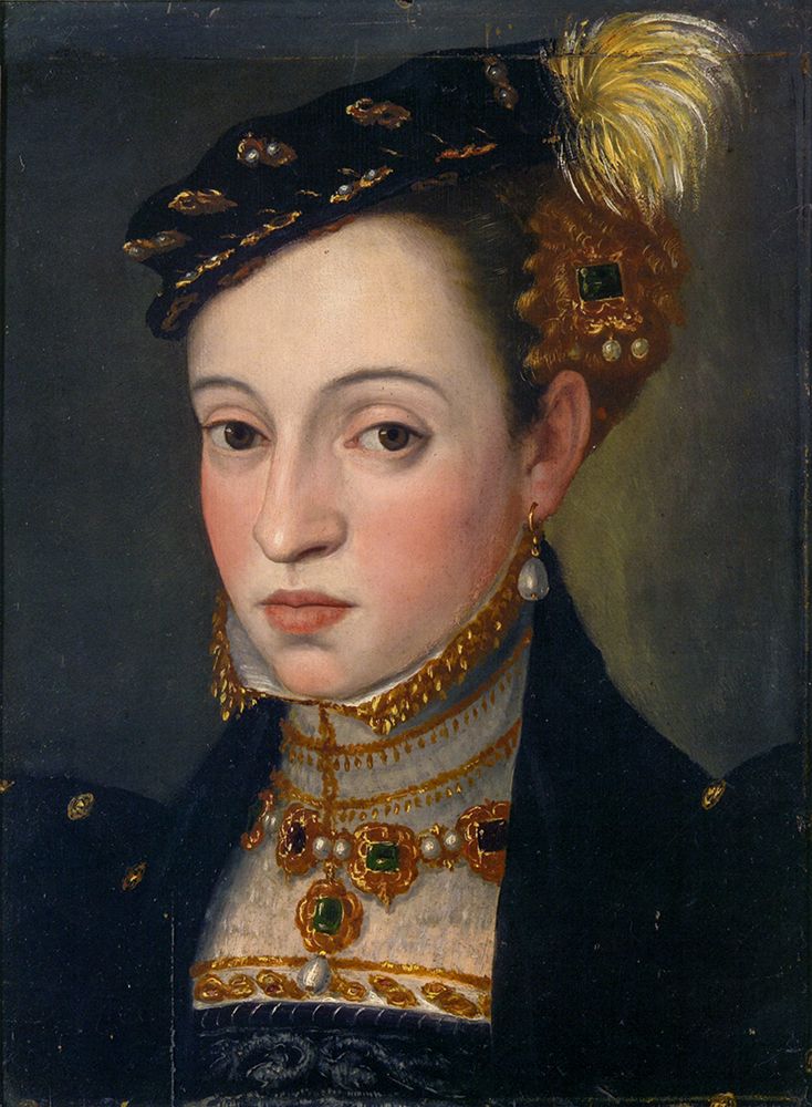 Daughter of Ferdinand I, perhaps Magdalena ca 1563 art print by Giuseppe Arcimboldo for $57.95 CAD