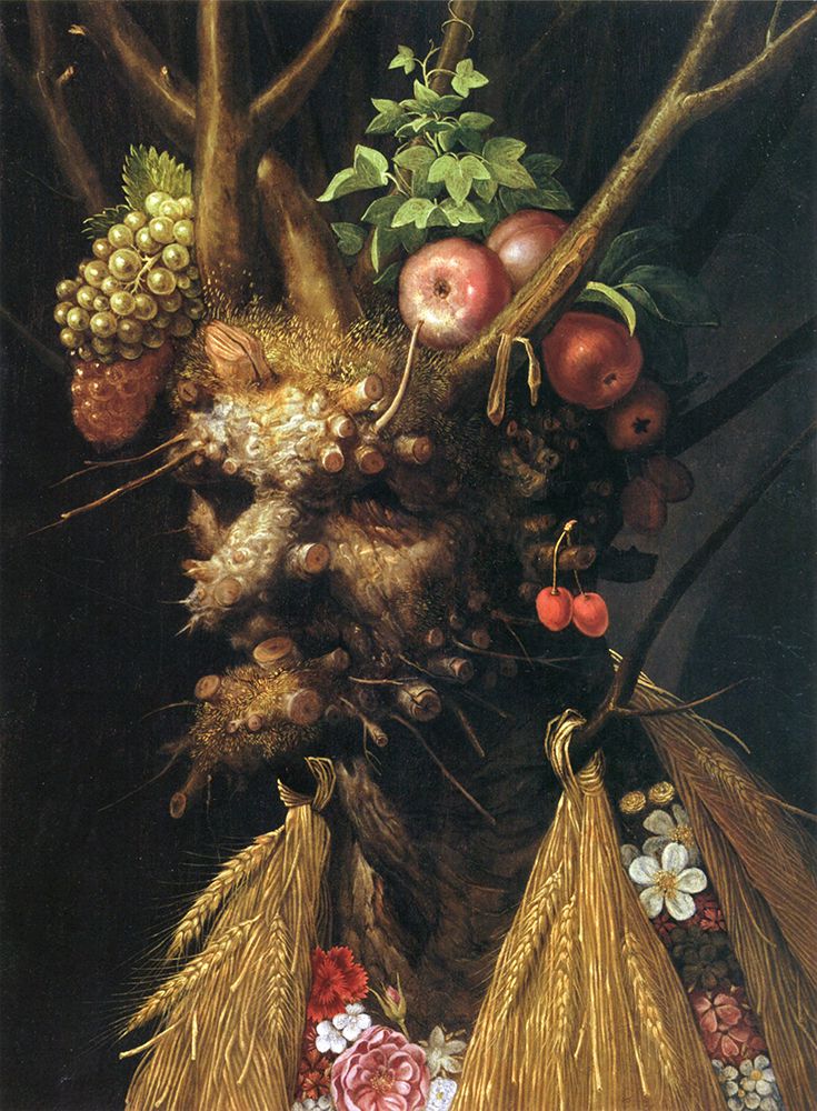 Four Seasons in one Head ca 1590 art print by Giuseppe Arcimboldo for $57.95 CAD