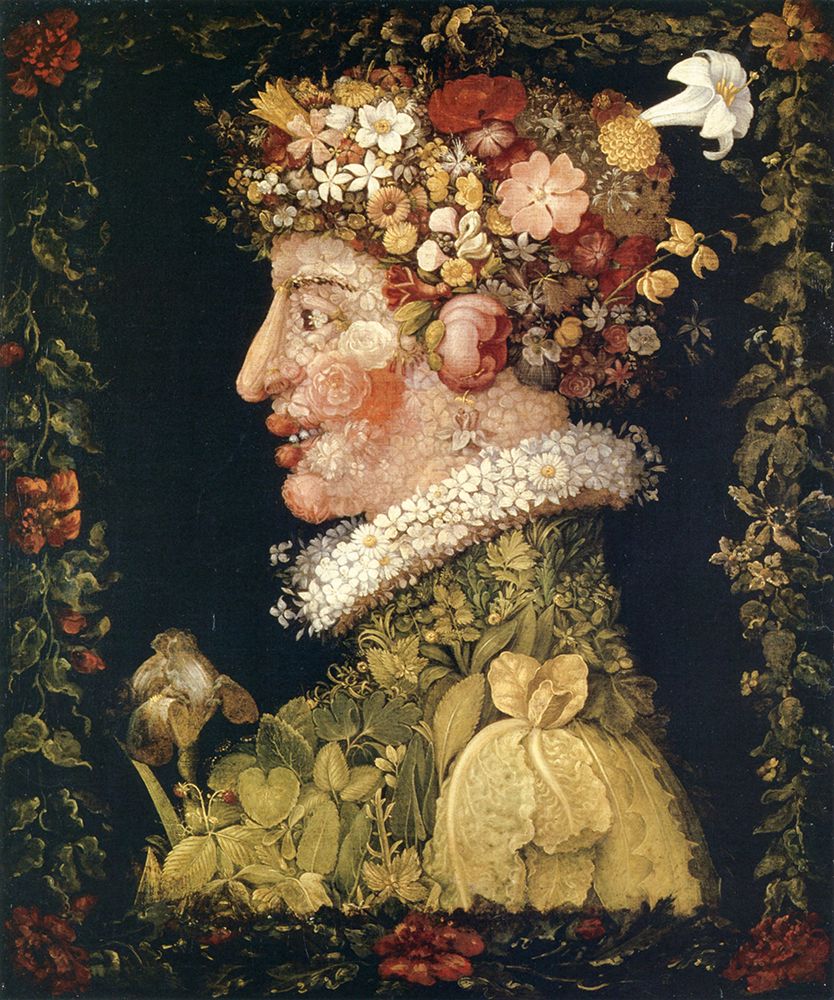 Spring 1573 art print by Giuseppe Arcimboldo for $57.95 CAD