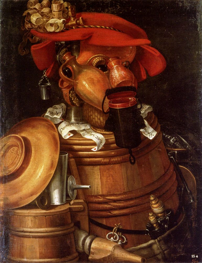 The Waiter 1573 art print by Giuseppe Arcimboldo for $57.95 CAD