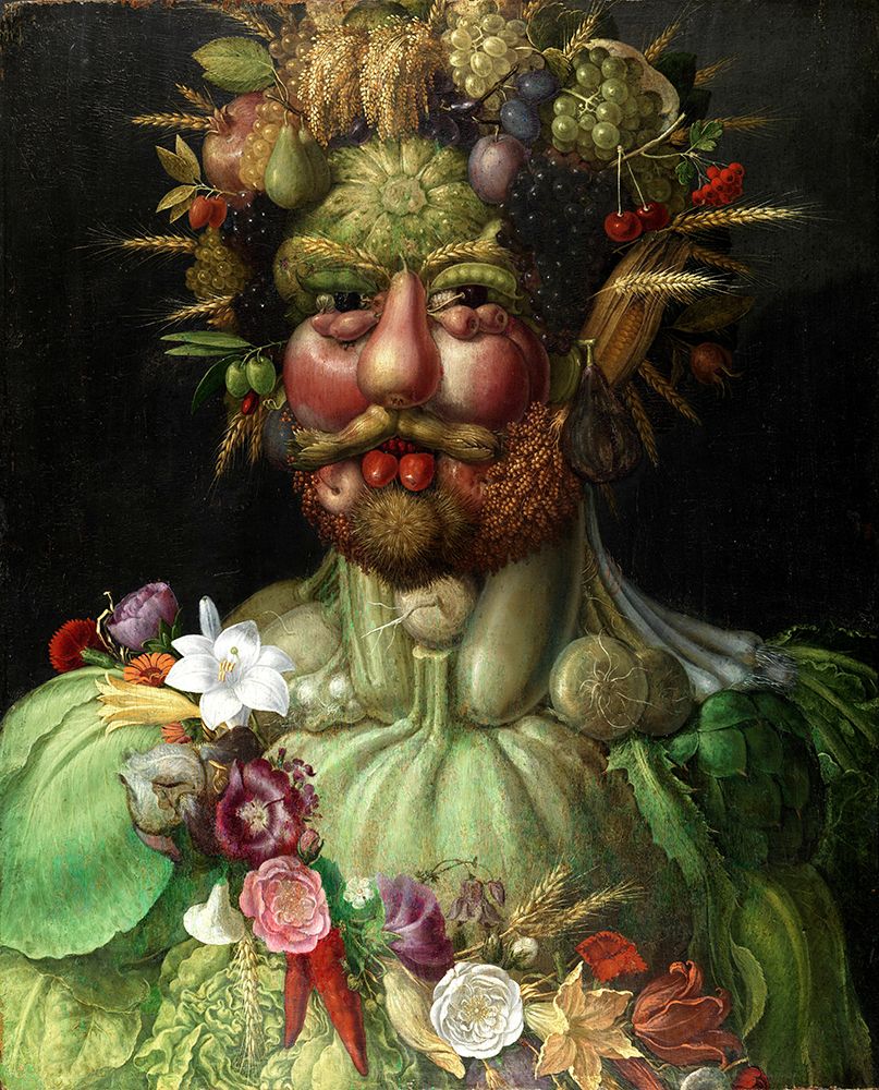 Vertumnus, the god of the seasons 1591 art print by Giuseppe Arcimboldo for $57.95 CAD