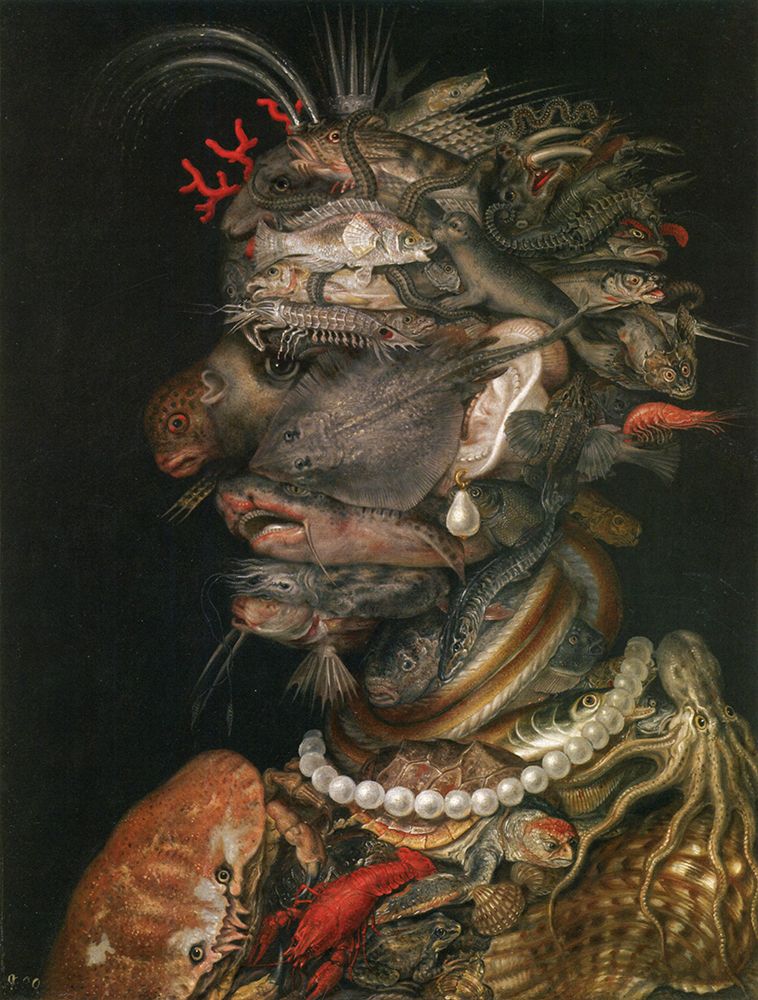 Water 1566 art print by Giuseppe Arcimboldo for $57.95 CAD