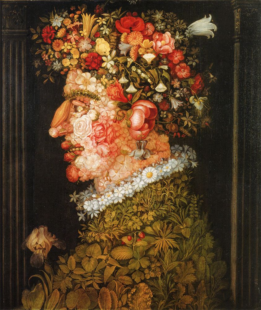 Allegory of Spring 1598 art print by Giuseppe Arcimboldo for $57.95 CAD