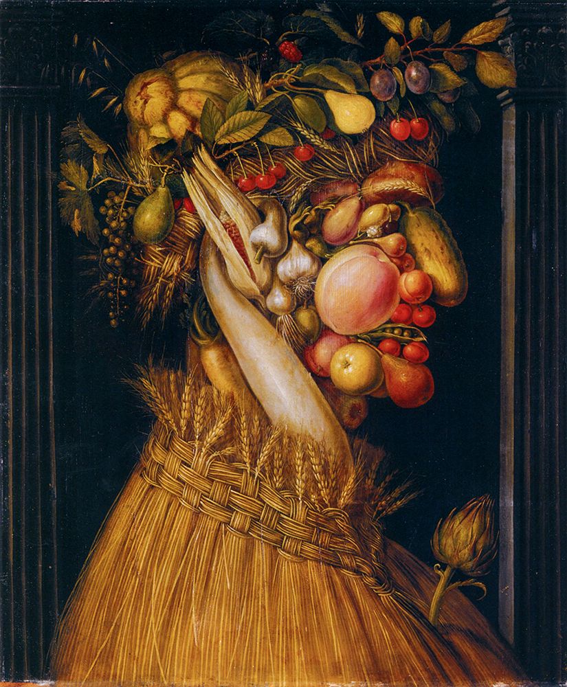 Allegory of Summer 1598 art print by Giuseppe Arcimboldo for $57.95 CAD