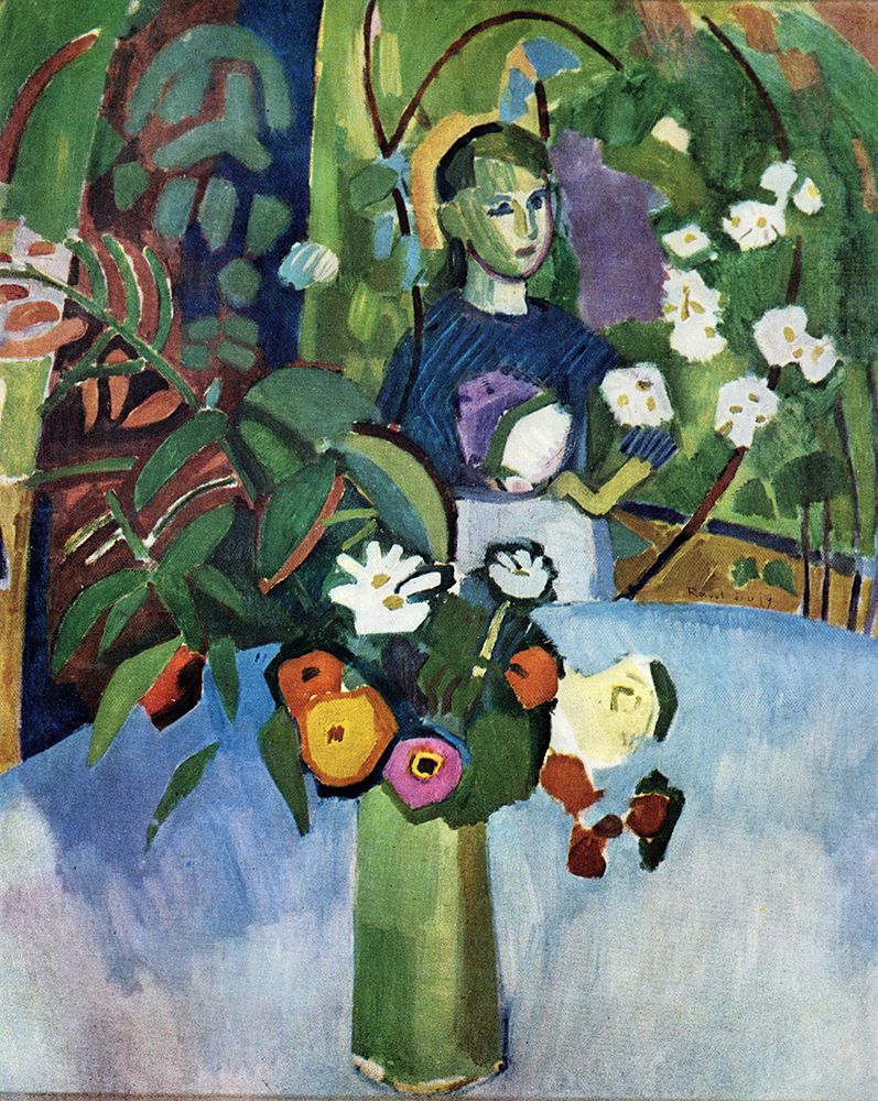 Amongst the Flowers 1907 art print by Raoul Dufy for $57.95 CAD