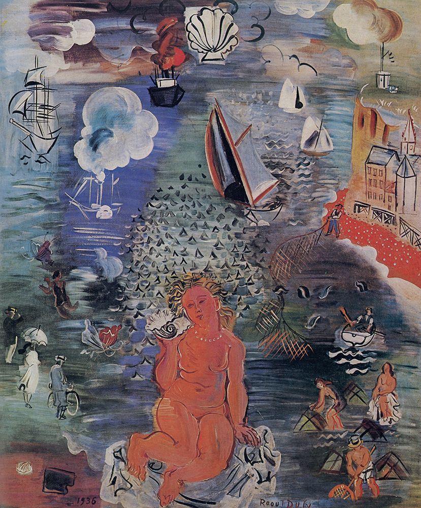 Amphitrite 1936 art print by Raoul Dufy for $57.95 CAD