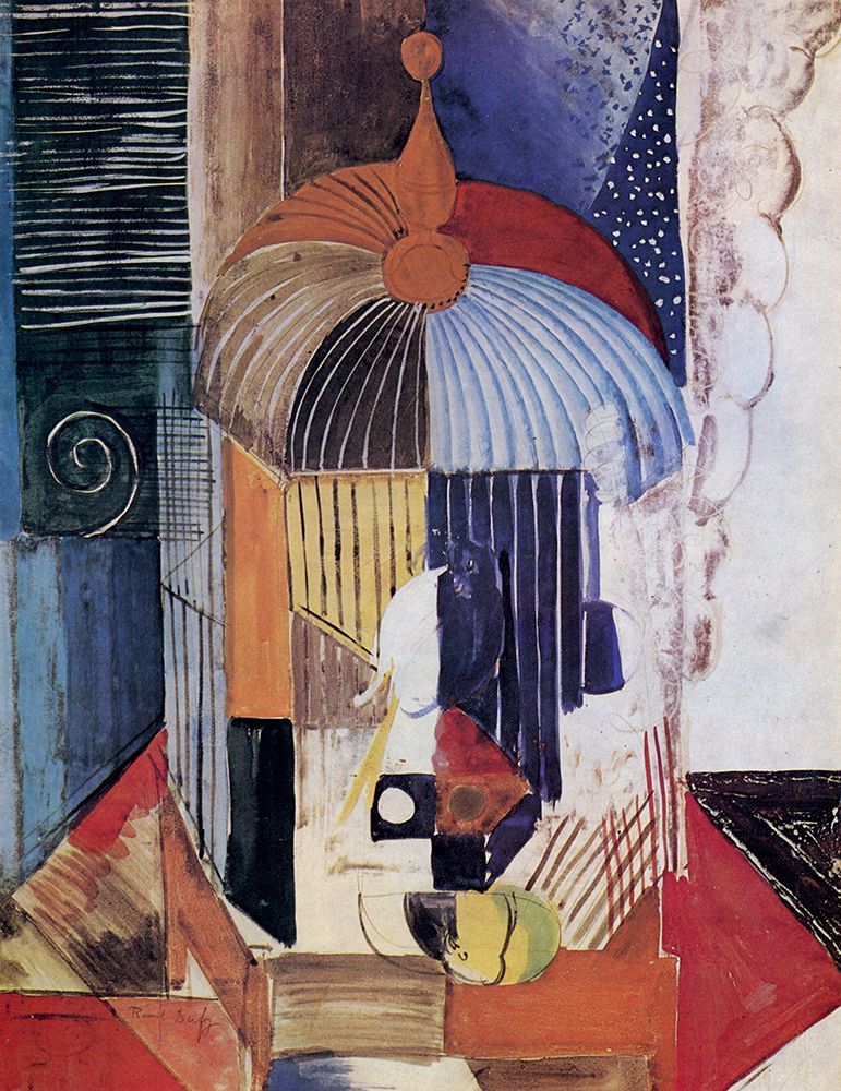 Birdcage 1914 art print by Raoul Dufy for $57.95 CAD