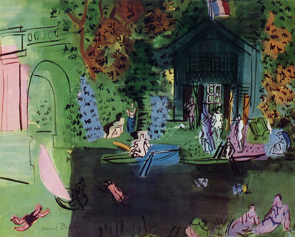 Boating 1935 art print by Raoul Dufy for $57.95 CAD
