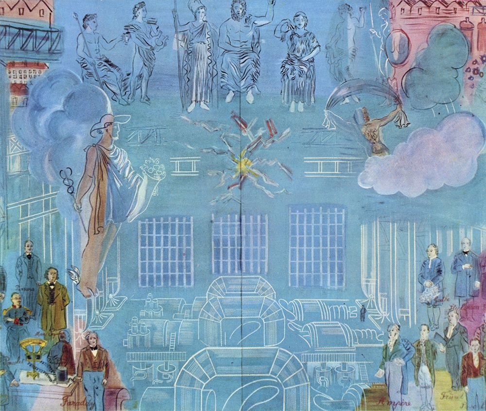 Celebration of Electricity 1937 art print by Raoul Dufy for $57.95 CAD