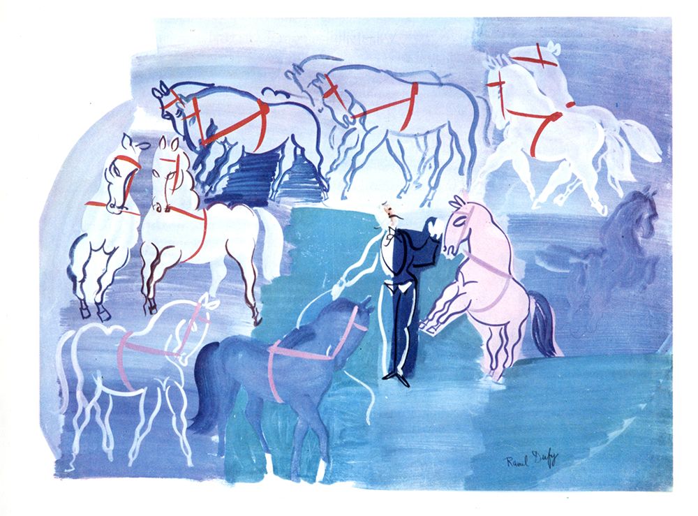 Circus Horses art print by Raoul Dufy for $57.95 CAD