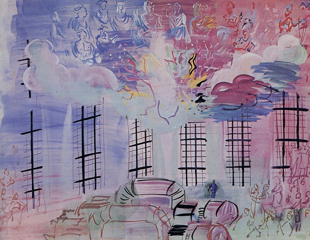 Electricity 1936 art print by Raoul Dufy for $57.95 CAD