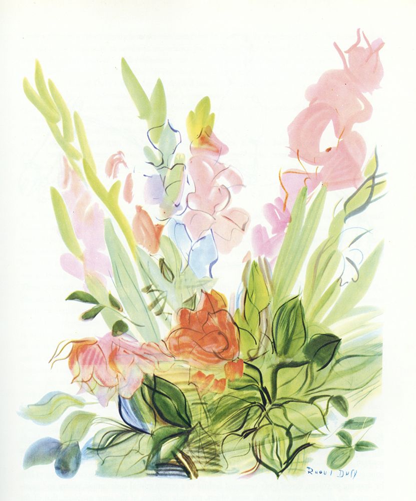 Gladioli 1942 art print by Raoul Dufy for $57.95 CAD