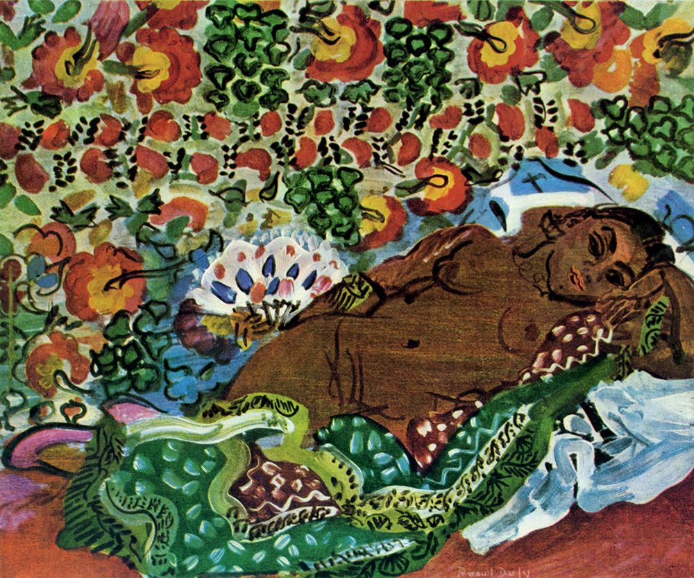 Hindu Woman 1928 art print by Raoul Dufy for $57.95 CAD