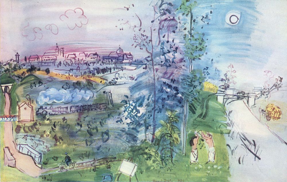 Langres 1936 art print by Raoul Dufy for $57.95 CAD